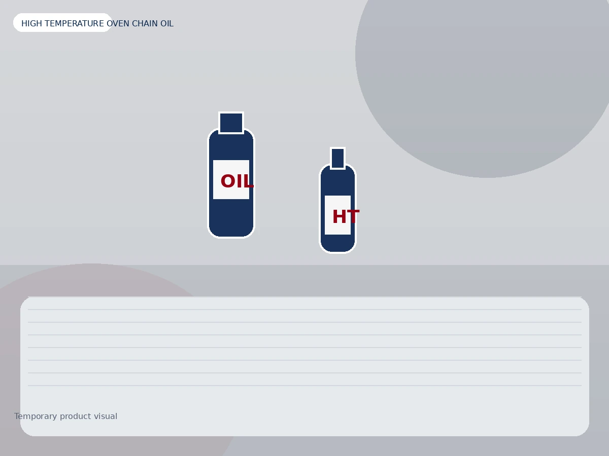 High Temperature Oven Chain Oil product visual